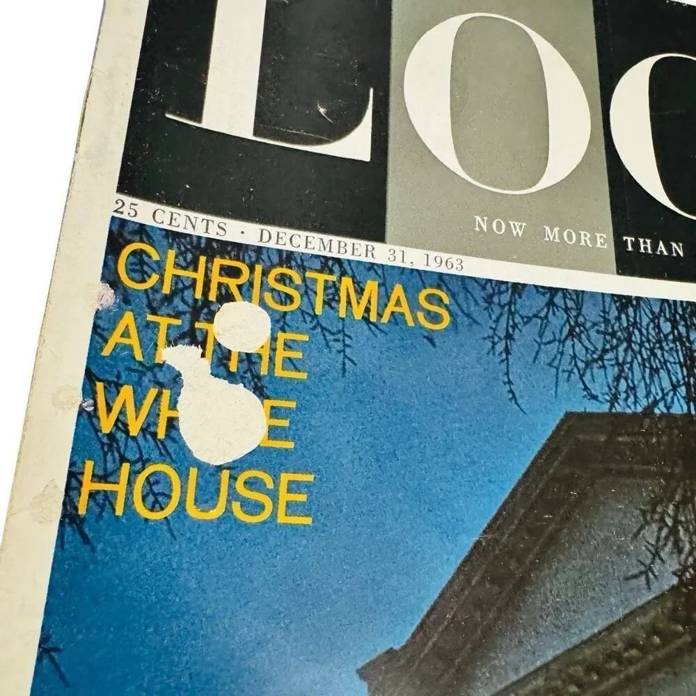 Look Magazine December 31 1963 Christmas at White House Cover Sandy Koufax